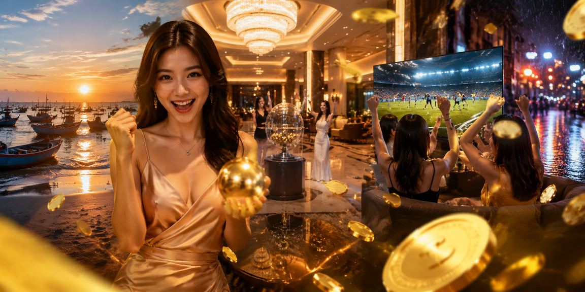 Người dùng tham gia xổ số trực tuyến tại bãi biển Mũi Né Việt Nam